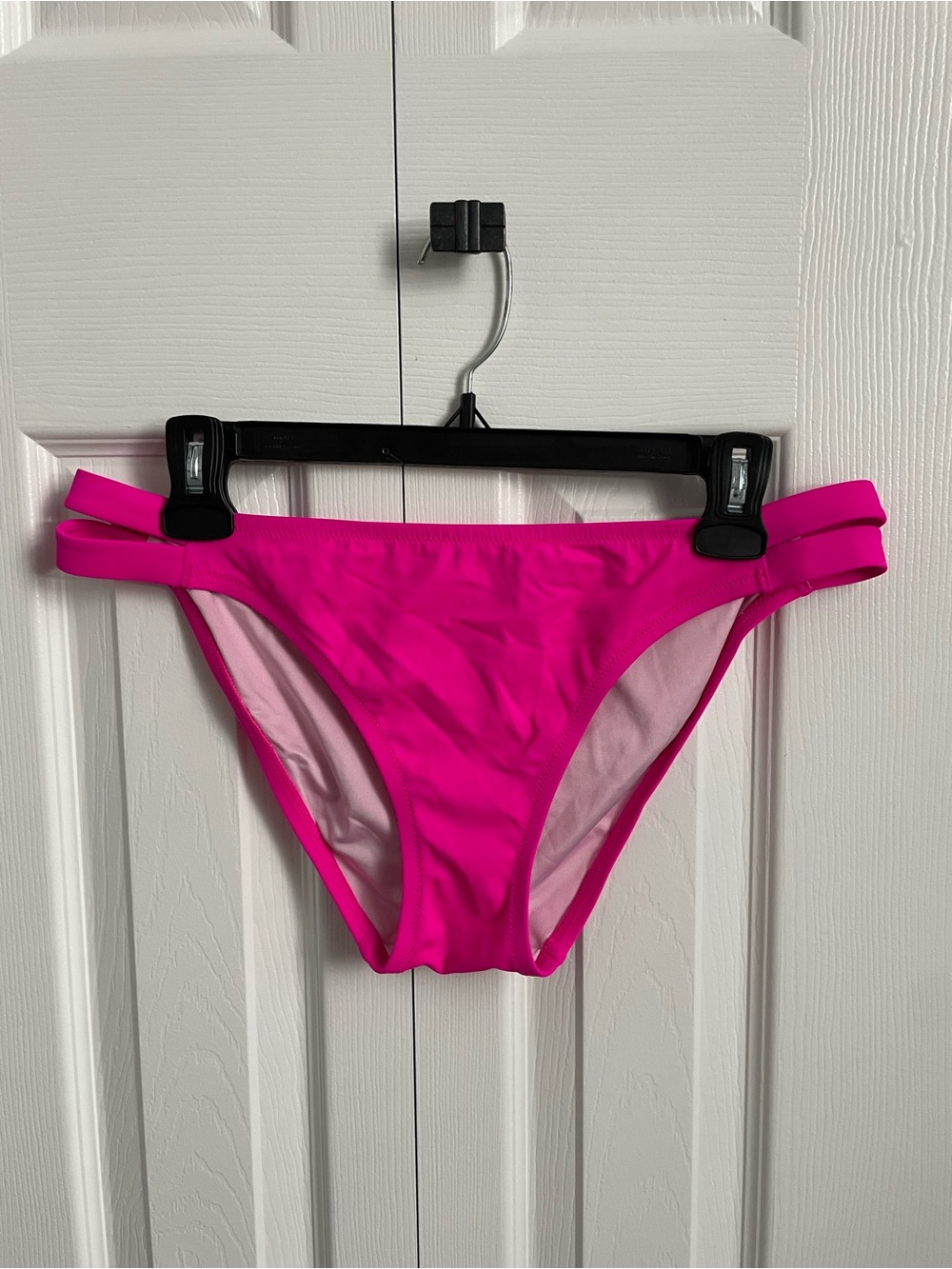 Victoria's Secret Neon Pink Double-Strap Bikini Bottoms